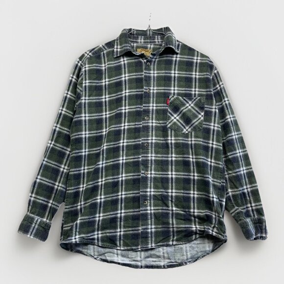 Ranch Gear Other - Ranch Gear Flannel Lumberjack Button Shirt Forest Green Western Men Sz M